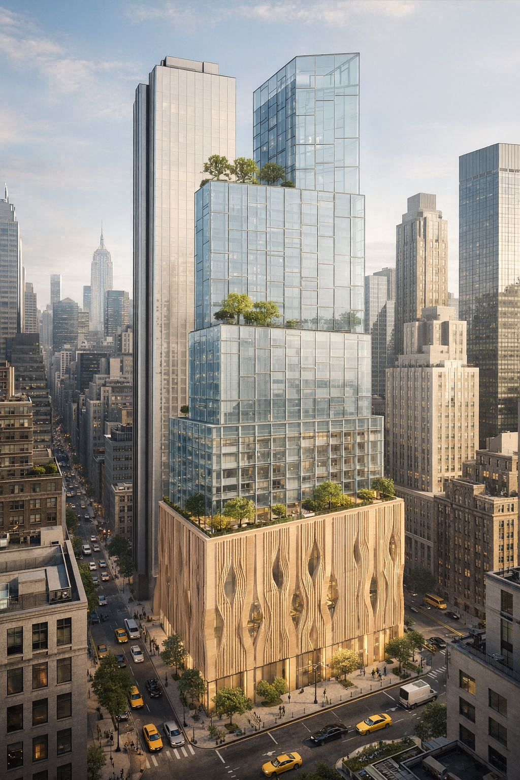 Complete Building Model Render